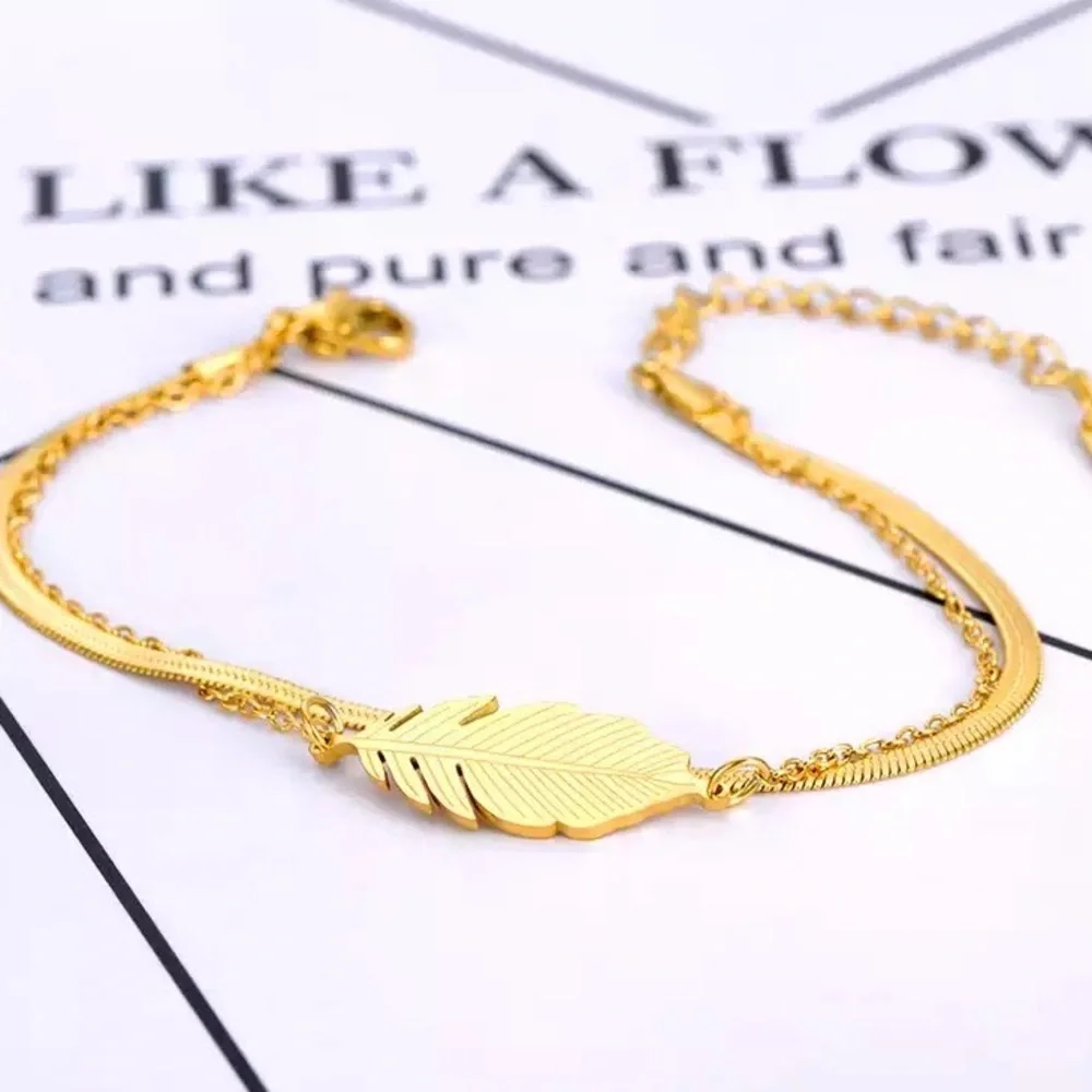 Women Stainless Steel Snake Chain Bracelet - Picture 5 of 6